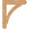 Ekena Millwork Thorton Craftsman Smooth Bracket, Western Red Cedar, 5 1/2"W x 32"D x 38"H BKT06X32X38THR04SWR - alternate 3